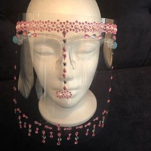 Blinged face shield